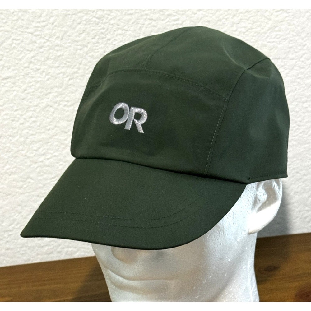 Outdoor Research Seattle Rain Cap Waterproof Gore-Tex Hiking Green Adjustable